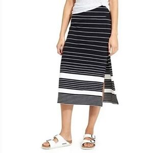 ATHLETA Women's Stripe Oceana Midi Lightweight Skirt